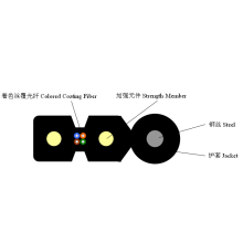 Self-Supporting Bow-Type Fiber Optic Drop Cable